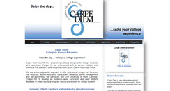 Desktop Screenshot of carpediemnc.org